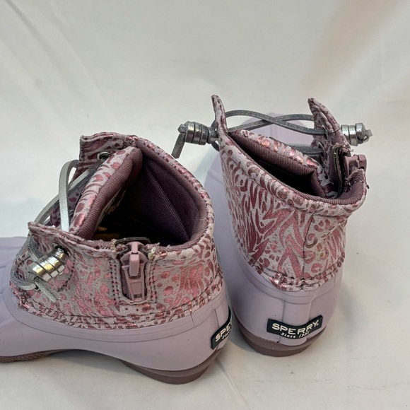 Toddler girl Sperry Saltwater Jr unisex-child Rain Boot - Picture 3 of 6